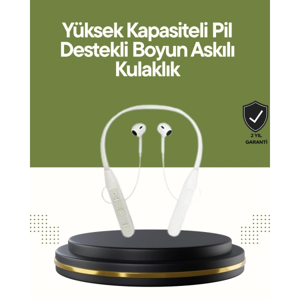 Spor ve Günlük Kullanım İçin 100 Saatlik Kablosuz Kulaklık
