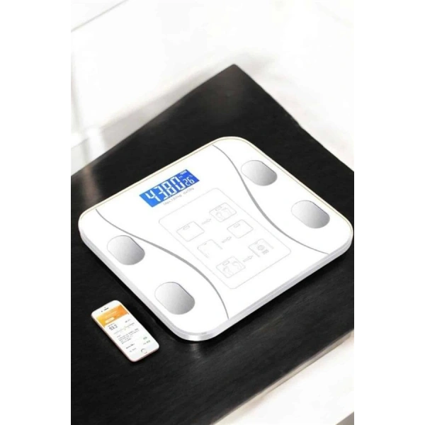 Tartı Baskül Dijital Elektronik Tartı Vücut Analiz Wifi Akıllı Yağ Ölçer
