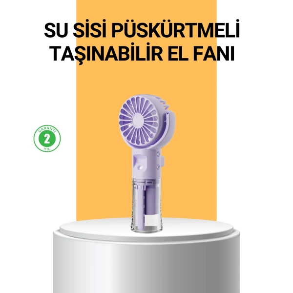 Taşınabilir Şarjlı Su Buharlı Mini Klima Fan