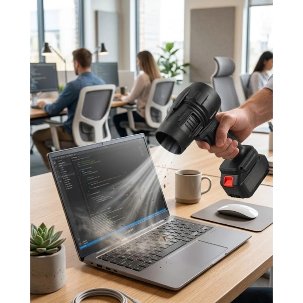 Taşınabilir Şarjlı Üfleme Makinesi Güçlü Hava Akımı Temizlik Cihazı