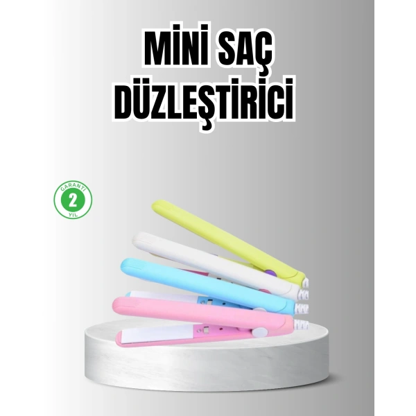 Taşınabilir Seramik Kaplama Mini Saç Düzleştirici – Seyahat ve Günlük Kullanım İçin İdeal