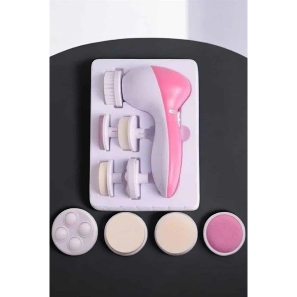 Taşınabilir Yüz Temizleme Cihazı Masaj, Peeling, Temizlik 5 Başlıklı