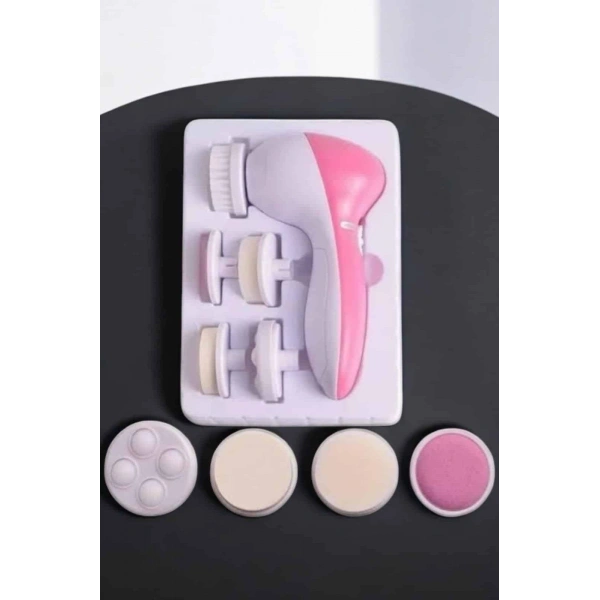 Taşınabilir Yüz Temizleme Cihazı Masaj, Peeling, Temizlik 5 Başlıklı