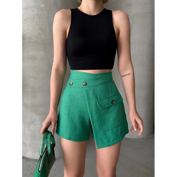 Tek cepli şort etek