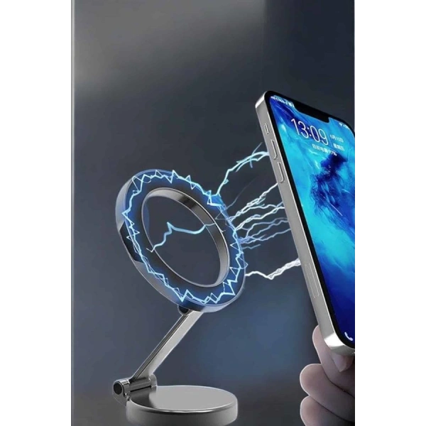 Telefon Tutucu Tüm Arabalara Uyumlu Araç İçi Katlanabilir Manyetik Tasarım