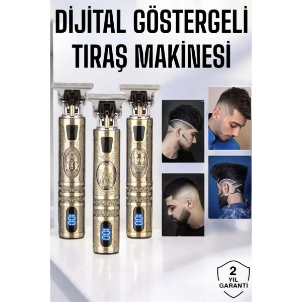 Tıraş Makinesi Çizik Tıraş Paslanmaz Çelik Uzun Ömürlü Şarjlı