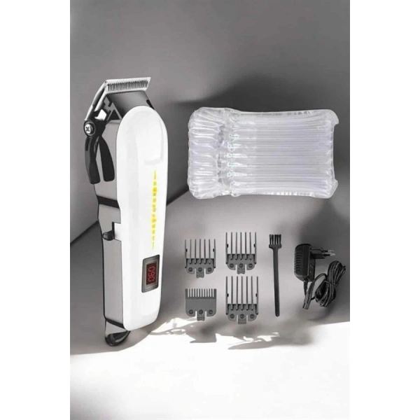 Tıraş Makinesi Profesyonel Saç Ve Sakal Kesme Milim Ayarlı Dijital Göstergeli