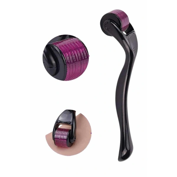 Titanyum Uçlu Derma Roller 540 İğneli 1 mm Gözenek Azaltıcı Akne İzlerine Uygun