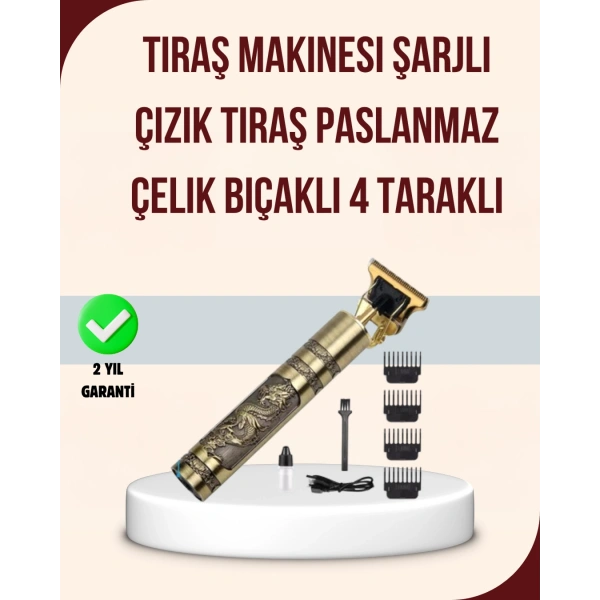 Titreşim Motorlu Erkek Saç ve Sakal Düzeltici