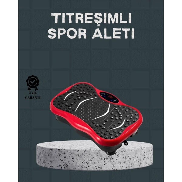Titreşimli Egzersiz Platformu Evde Spor ve Kas Aktivasyonu