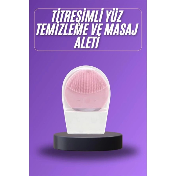 Titreşimli Yüz Masaj Aleti Titreşimli Makyaj Temizleme Cihazı