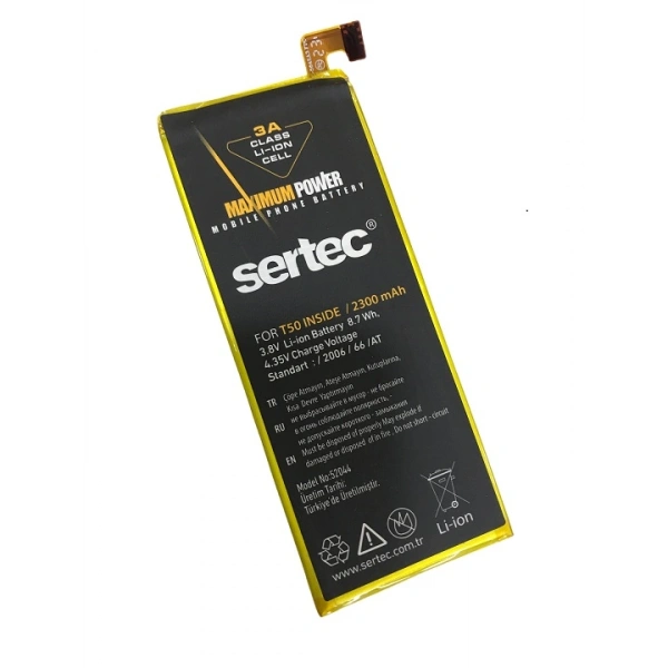 SERTEC - Turkcell T-50 Uyumlu Batarya