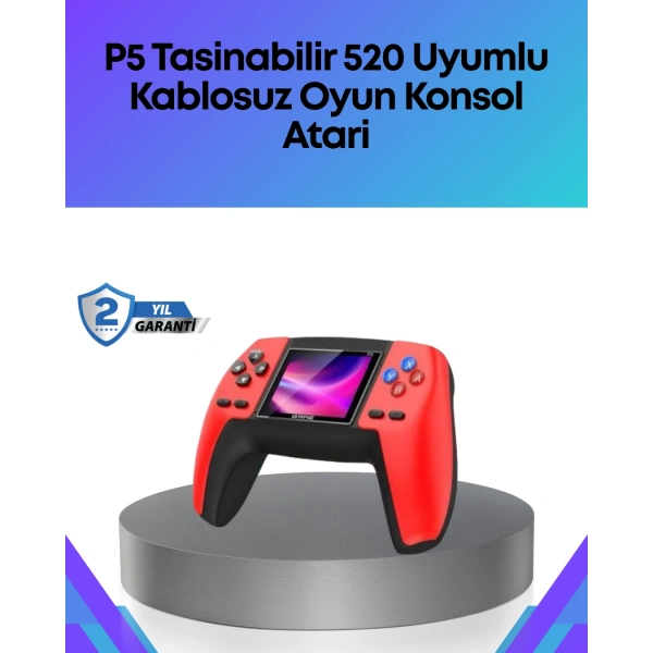 TV Bağlantılı 520 Oyunlu P5 Retro GamePad Konsol