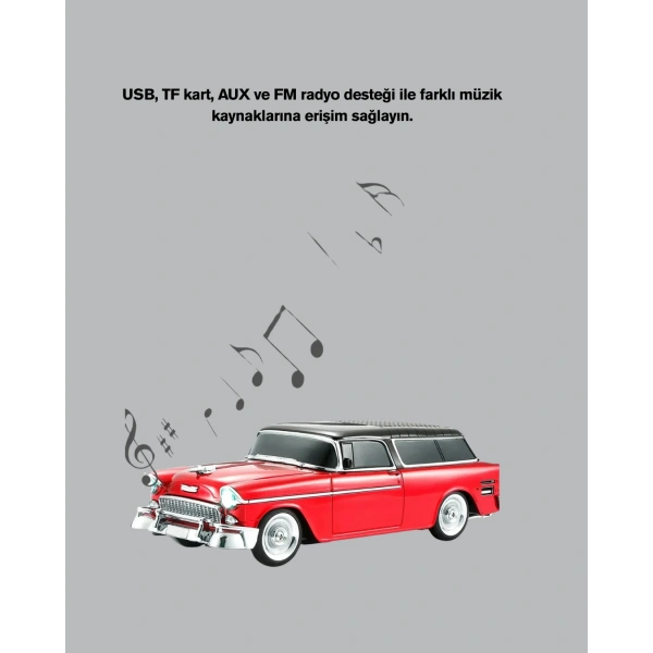 TWS Destekli FM Radyo ve USB Girişli Hoparlör