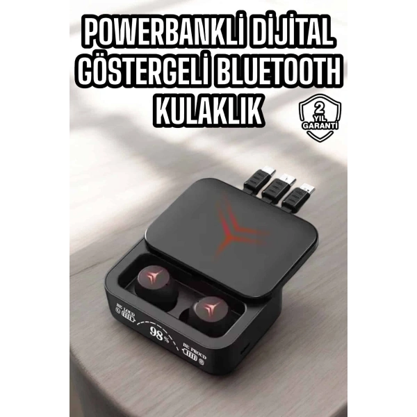 Ucuz ve Kaliteli Bluetooth Kulaklık TWS Çoklu Şarj Girişi Yüksek Ses Kaliteli