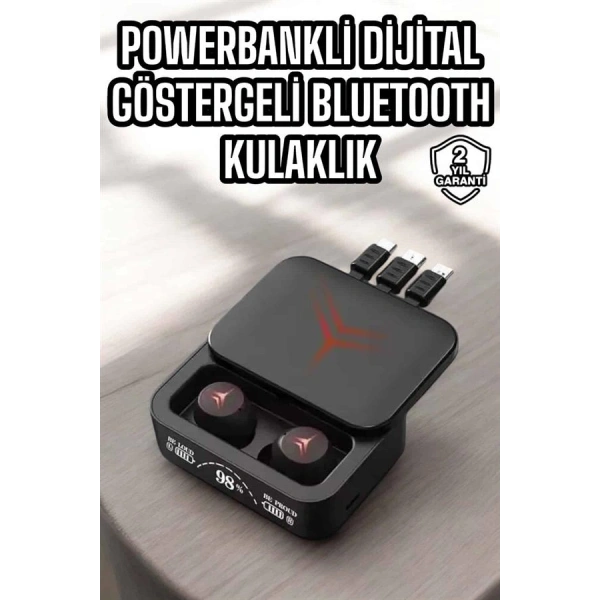 Ucuz ve Kaliteli Bluetooth Kulaklık TWS Çoklu Şarj Girişi Yüksek Ses Kaliteli