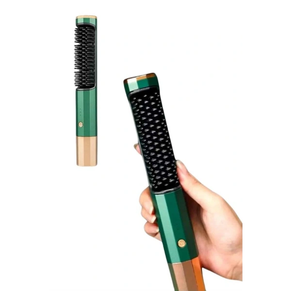 Üflemeli Saç Düzleştirici Fön Tarak Yüksek Isı Ayarlı İyon Özellikli