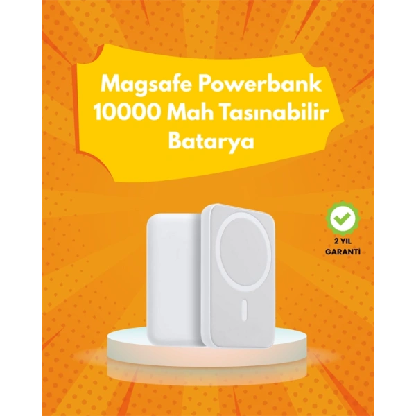 Ultra Kompakt ve Güçlü – MagSafe Powerbank 10000 mAh ile Kablosuz Şarj Deneyimi