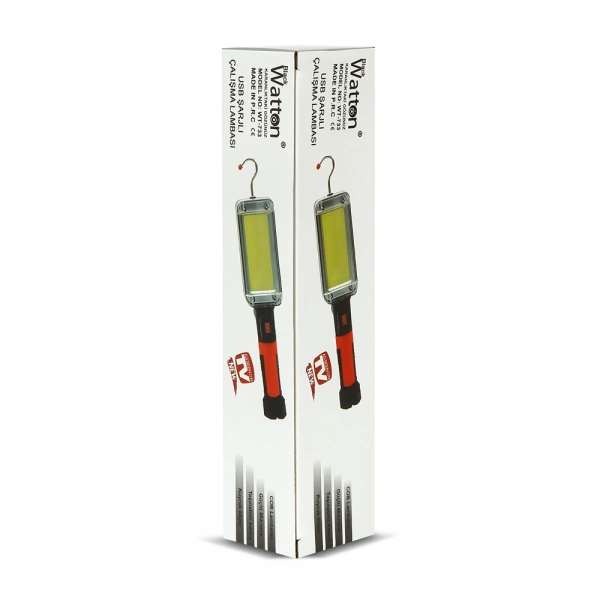 Usb Şarjlı Oto Tamirci Çalışma Lambası Watton Wt-733