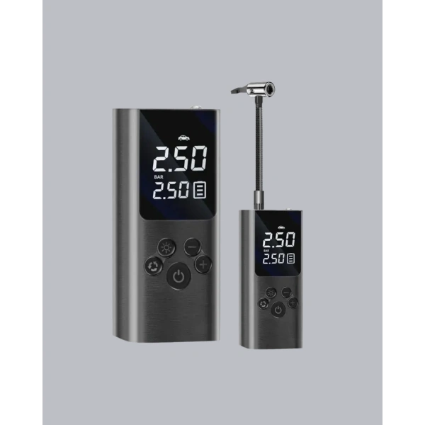 USB Şarjlı Taşınabilir Hava Kompresörü Dijital Ekranlı