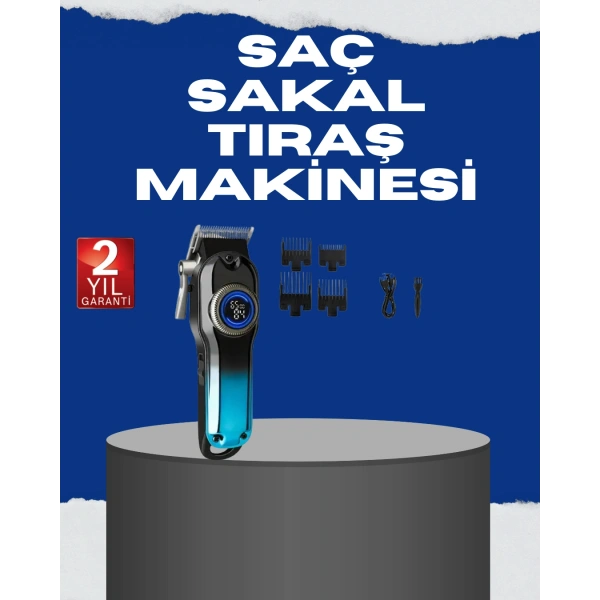 USB Type-C Şarjlı Kablosuz/Kablolu Erkek Tıraş Makinesi