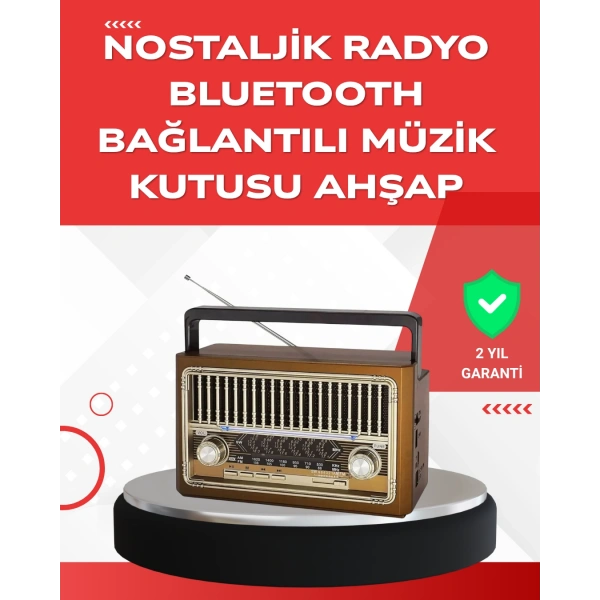 USB ve Hafıza Kart Girişli Radyo Hoparlör