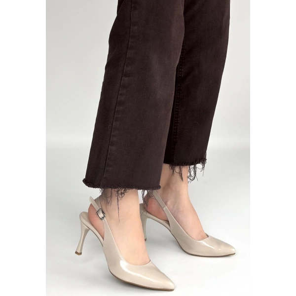 Uster Bej Rugan Topuklu Ayakkabı