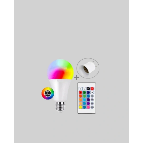Uzaktan Kumandalı Akıllı LED Ampul, Enerji Tasarruflu