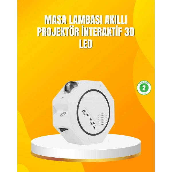 Uzaktan Kumandalı Zamanlayıcılı Galaksi Yıldız Projektörü