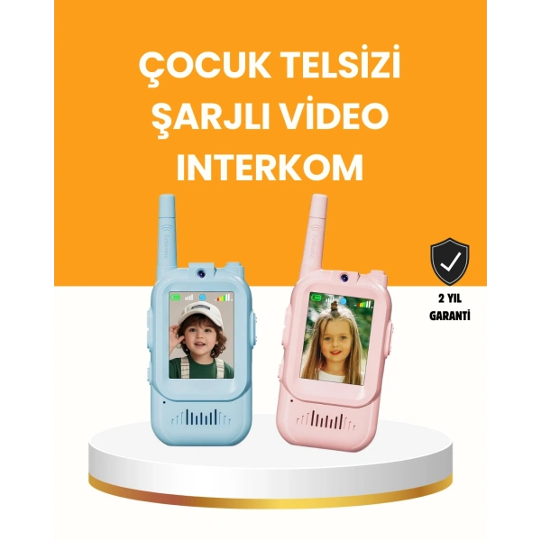 Uzun Menzilli Video Walkie Talkie Eğitici ve Eğlenceli Oyuncak