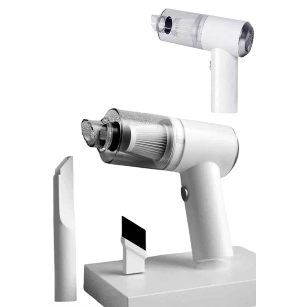 Vakumlu Araç İçi Süpürge Taşınabilir Pratik Şarjlı Temizlenebilir