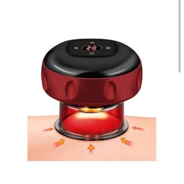 Vakumlu Hacamat Kupası, Şarjlı Kupa Çekme Hacamat Led Işıklı Masaj ve Selülit Kupası