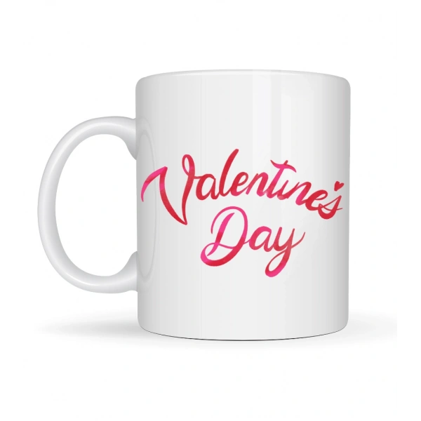 Valentine’s Day Porselen Kupa Model 3 – Aşk Temalı Özel Tasarım Kahve & Çay Kupası , Sevgililer Günü Hediyesi