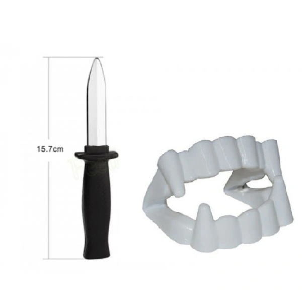 Vampir Dişi - Şaka Bıçağı - Tiyatro Oyun Seti 2li Set