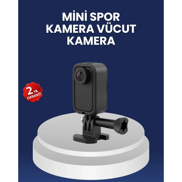 Vlog, Seyahat ve Günlük Video Çekimleri İçin Mini Kamera