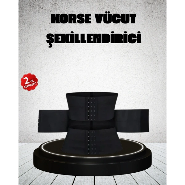 Vücut Şekillendirici Bel Sargısı Kaymaz Esnek Tasarım