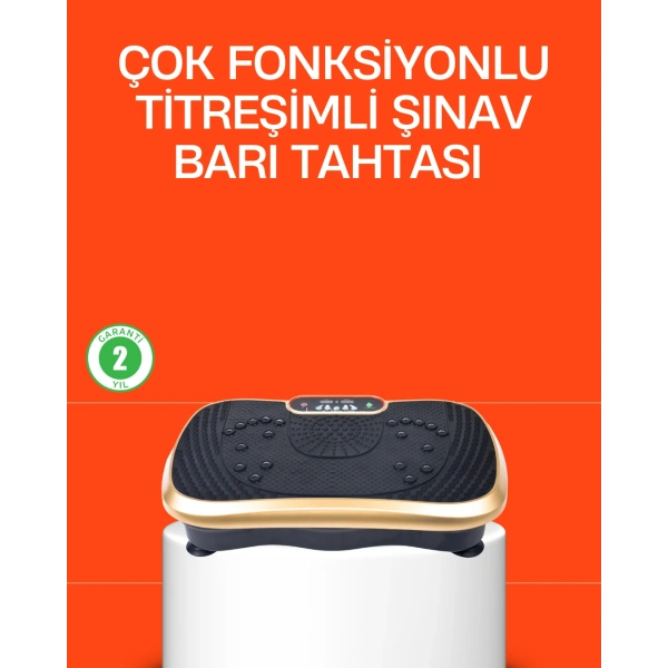 Vücut Şekillendirmeye Yardımcı Titreşimli Spor Platformu