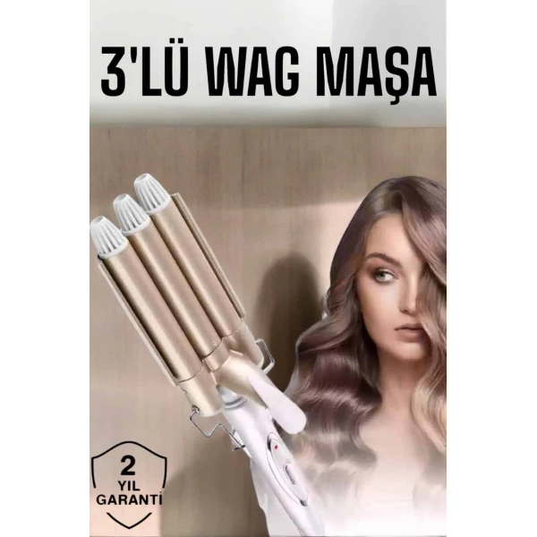 Wag Maşa Negatif İyon Teknolojili Isı Ayarlı Saç Maşası