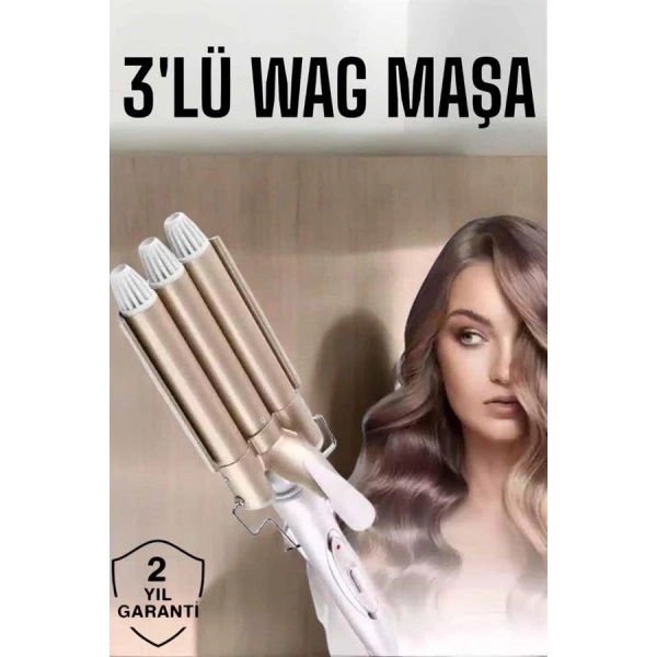 Wag Maşa Negatif İyon Teknolojili Isı Ayarlı Saç Maşası