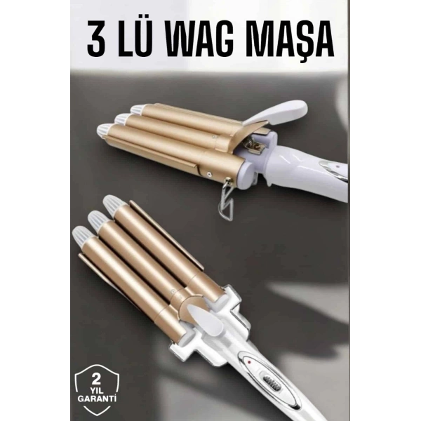 Wag Maşa Yüksek Isı Ayarlı Su Dalga Maşası