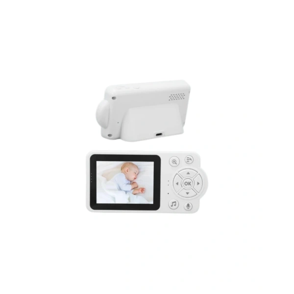 Yakınlaştırma Özellikli Gece Görüşlü Bebek İzleme Kamerası