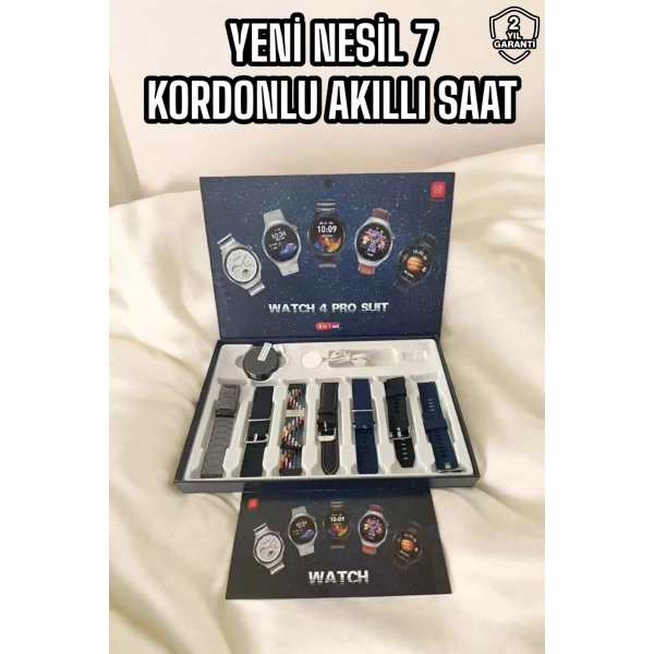 Yeni Nesil Akıllı Saat 2024 Model Uyku ve Sağlık Takibi Bluetooth Bağlantılı