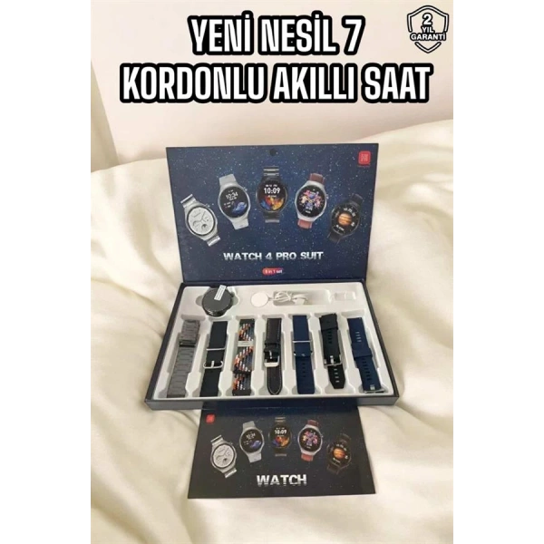 Yeni Nesil Akıllı Saat 2024 Model Uyku ve Sağlık Takibi Bluetooth Bağlantılı