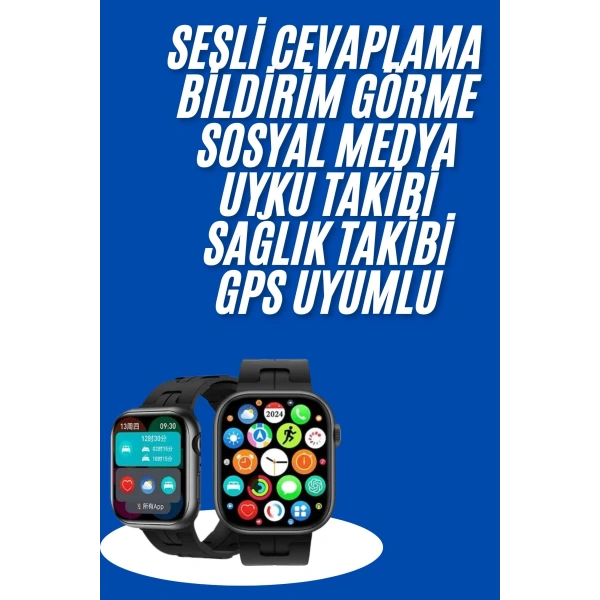 Yeni Nesil Akıllı Saat Amoled Ekran Yüksek Çözünürlüklü 41 mm Kasa