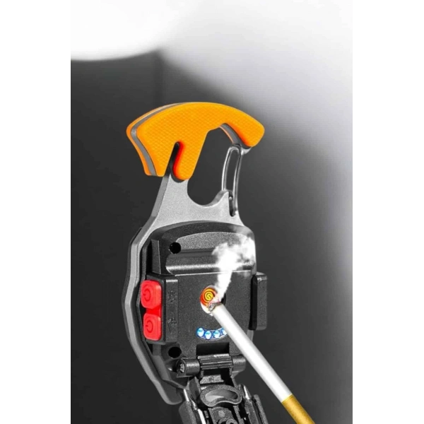 yeni nesil Kamp Feneri Çok Fonksiyonlu Fener Anahtarlık Usb Çakmaklı Cam Kırıcı Kemer Kesici Açacak