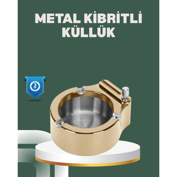 Yeniden Doldurulabilir Çakmaklı Küllük Dayanıklı Yapı