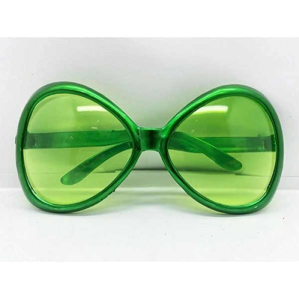 Yeşil Renk Yeşilçam Nostalji 80li Yıllar 90lı Yıllar Parti Gözlüğü  7x16 cm