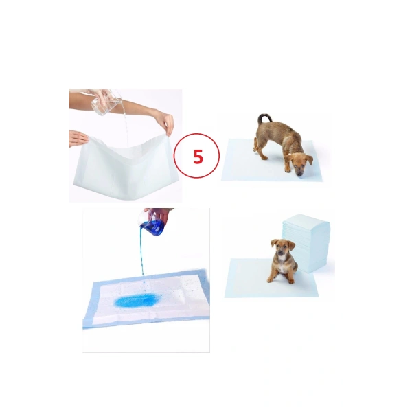 Yıkanabilir Köpek Çiş Pedi - 90 X 60 Cm 5li Paket