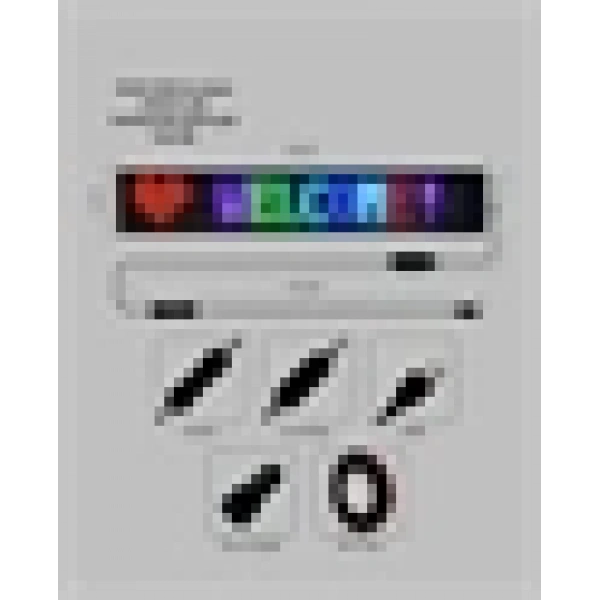 Yüksek Parlaklık Ayarlı RGB LED Ekran Kayan Yazı ve Grafik Destekli Esnek Panel