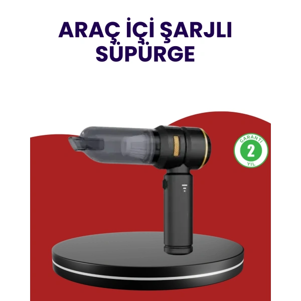 Yüksek Performanslı Araç İçi El Süpürgesi